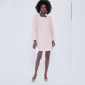 NWT Tuckernuck (M) Tweed Birkley Dress Pink